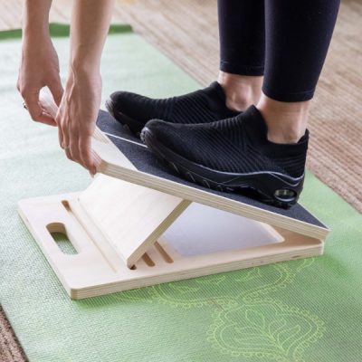Dolore ai polpacci e caviglie rigide - tavola inclinata in legno a 5 livelli | FLEXBOARD